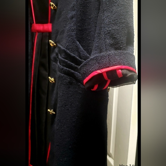 **NORMAN AMBROSE COAT | MIDNIGHT NWT'S - Picture 7 of 13